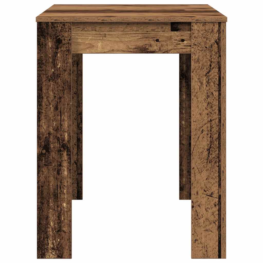 Table à manger vieux bois 120x60x76 cm bois d'ingénierie