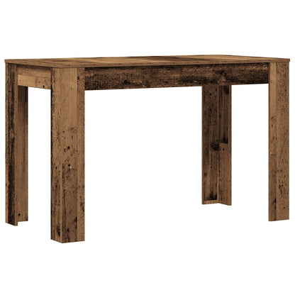 Table à manger vieux bois 120x60x76 cm bois d'ingénierie