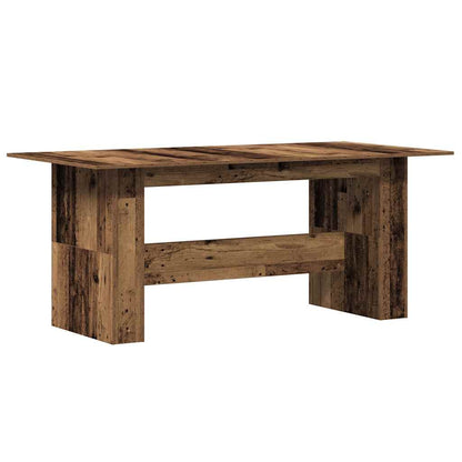 Table à manger vieux bois 180x90x76 cm bois d'ingénierie