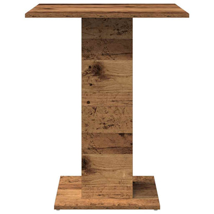 Table de bistro vieux bois 60x60x75 cm bois d'ingénierie