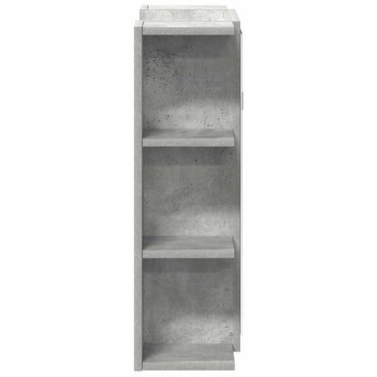 Armoire à miroir de bain Gris béton 80x20,5x64 cm Aggloméré