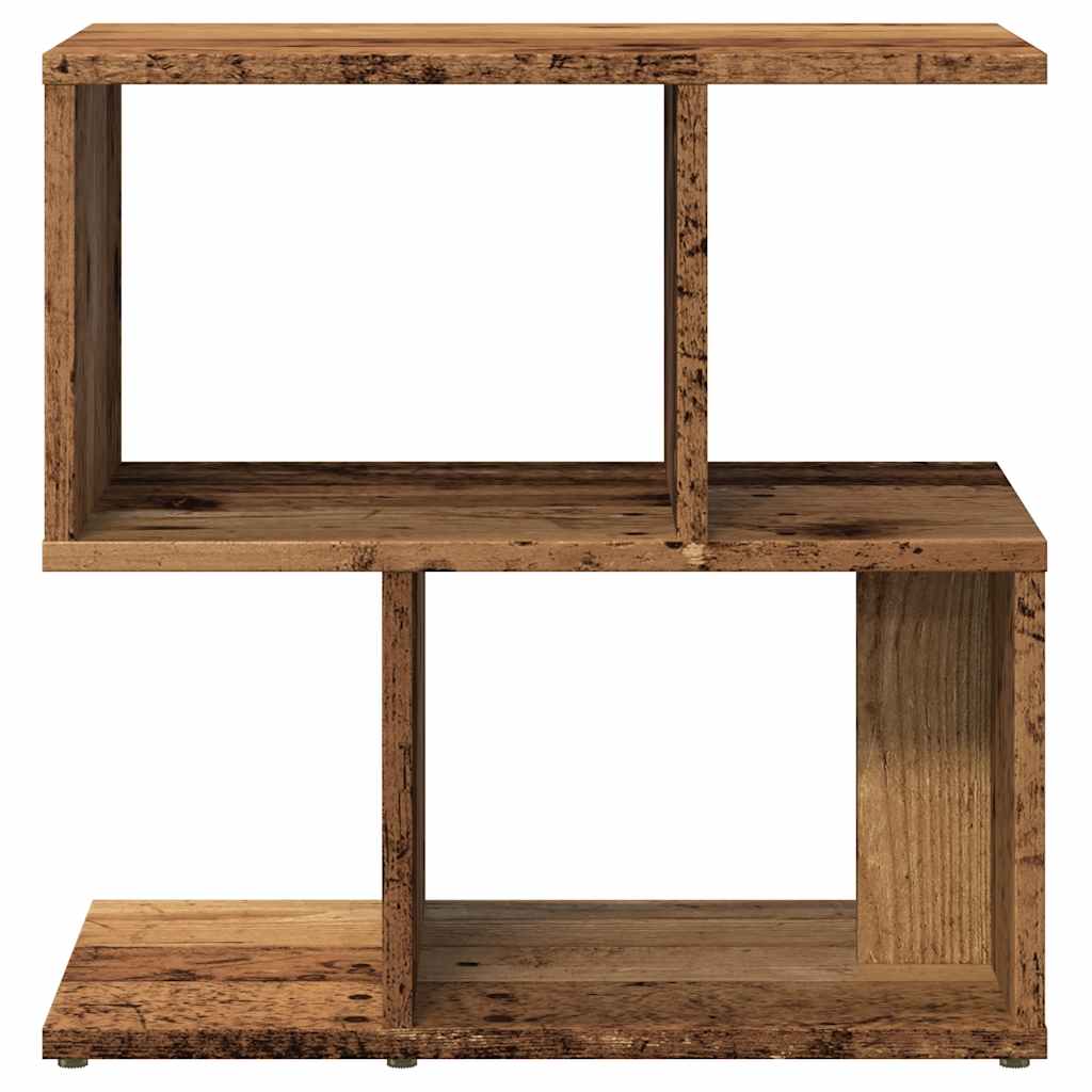 Table de chevet vieux bois 50x30x51,5 cm bois d'ingénierie