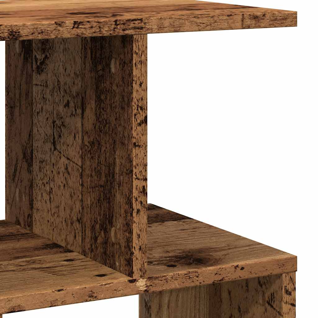 Table de chevet vieux bois 50x30x51,5 cm bois d'ingénierie