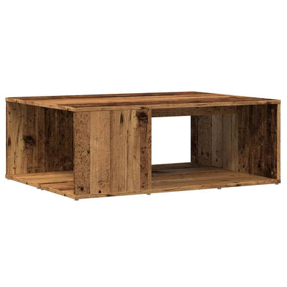 Table basse vieux bois 90x67x33 cm bois d'ingénierie