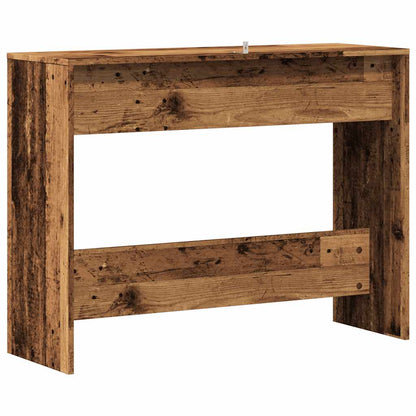 Table console vieux bois 100x35x76,5 cm bois d'ingénierie