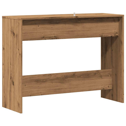 Table console chêne artisanal 100x35x76,5 cm bois d'ingénierie