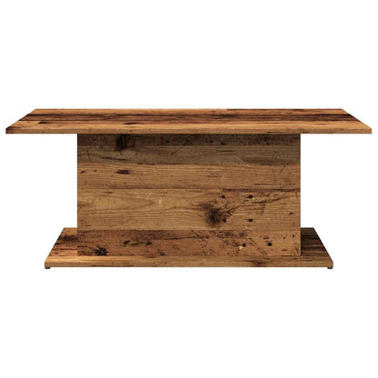 Table basse vieux bois 102x55,5x40 cm bois d'ingénierie