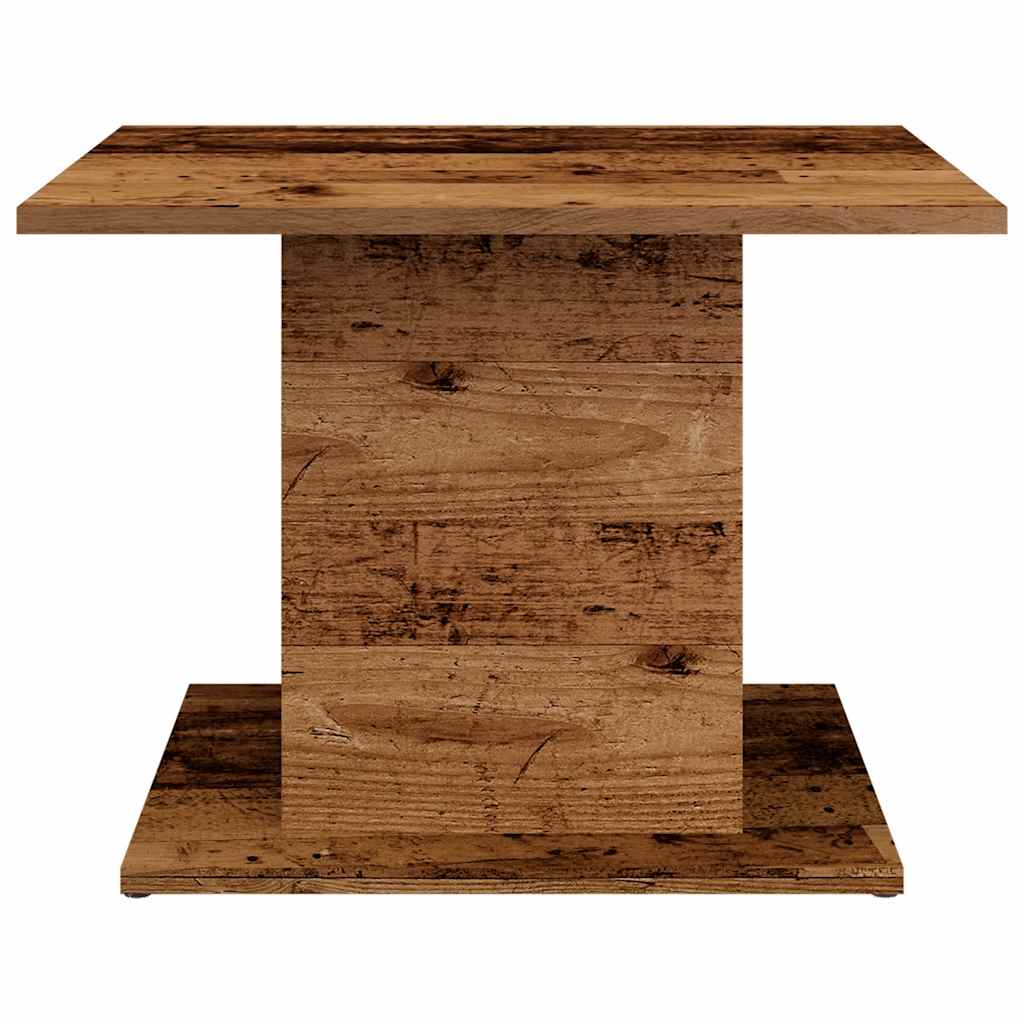 Table basse vieux bois 55,5x55,5x40 cm bois d'ingénierie