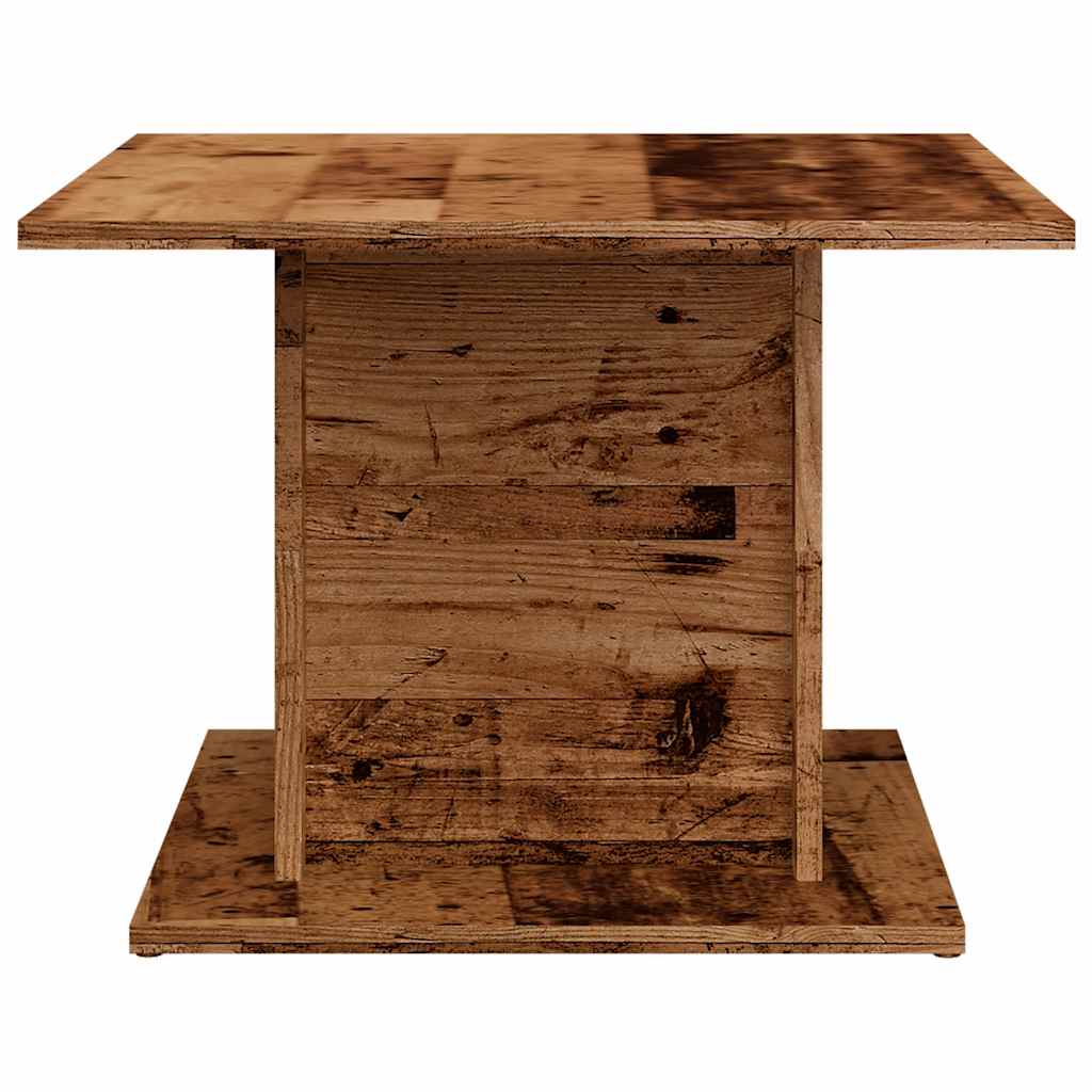 Table basse vieux bois 55,5x55,5x40 cm bois d'ingénierie