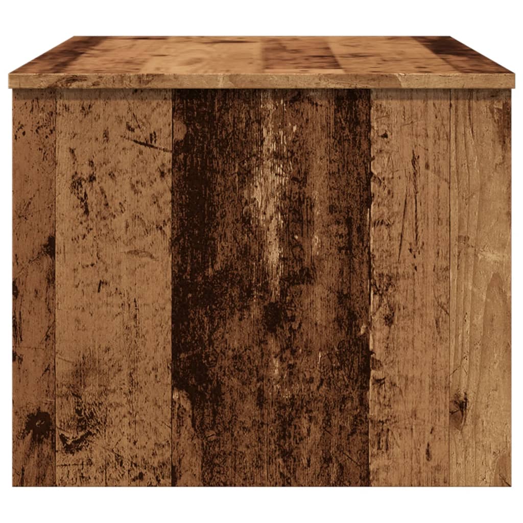 Table basse vieux bois 80x50,5x41,5 cm bois d'ingénierie