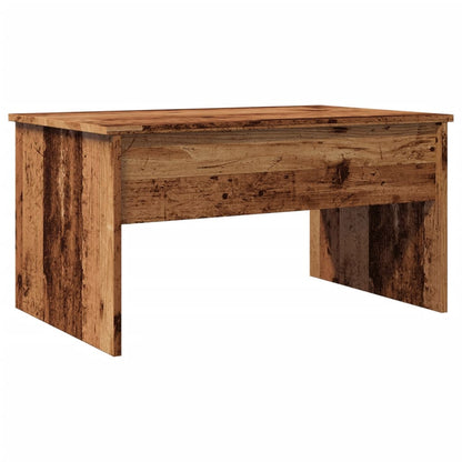 Table basse vieux bois 80x50,5x41,5 cm bois d'ingénierie