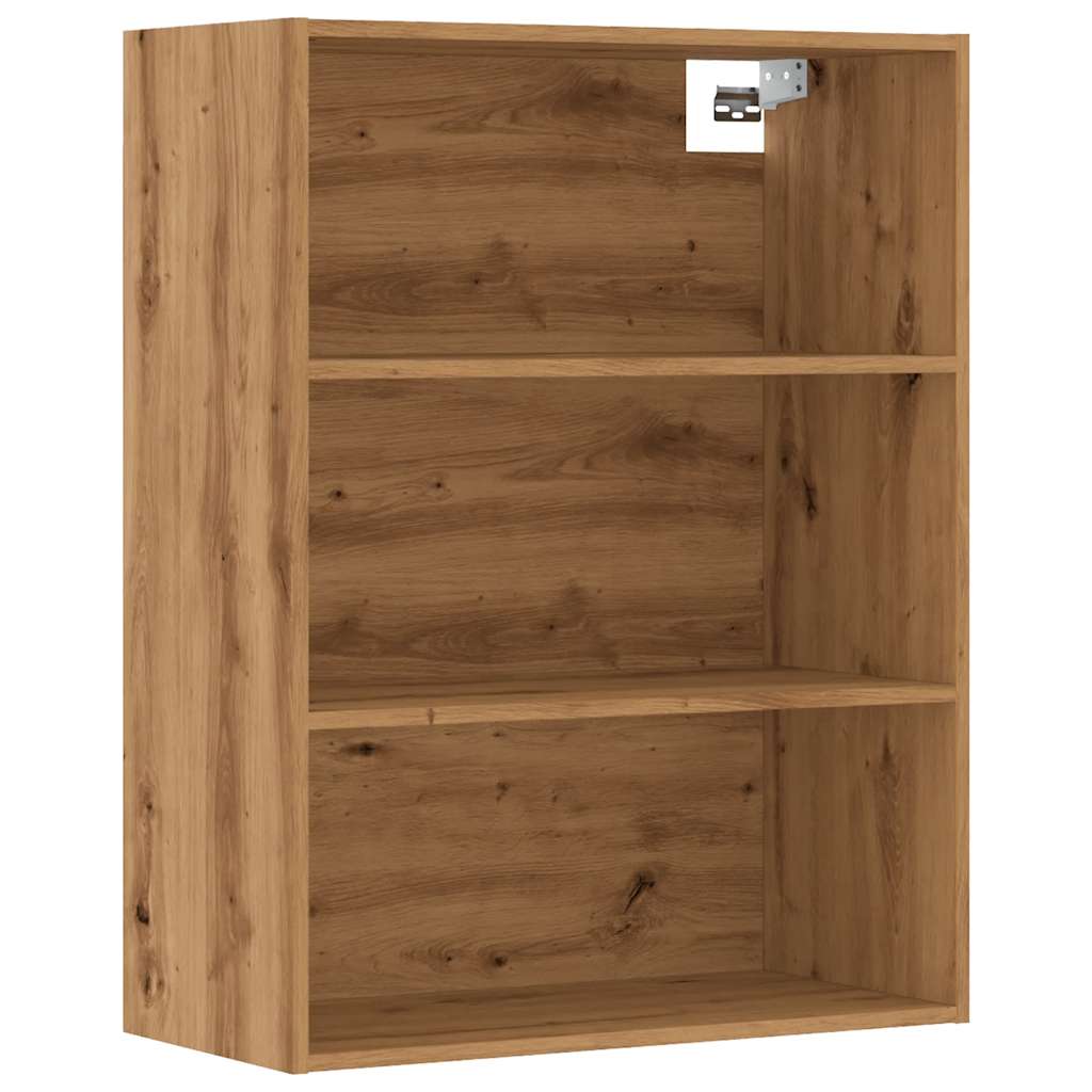 Armoire murale suspendue chêne artisanal 69,5x32,5x90 cm