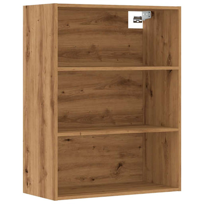 Armoire murale suspendue chêne artisanal 69,5x32,5x90 cm