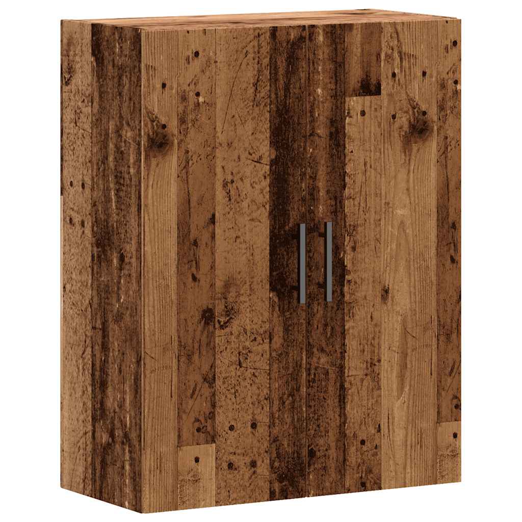 Armoire murale vieux bois 69,5x34x90 cm