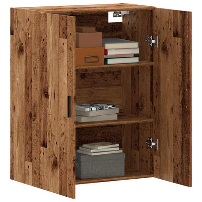 Armoire murale vieux bois 69,5x34x90 cm