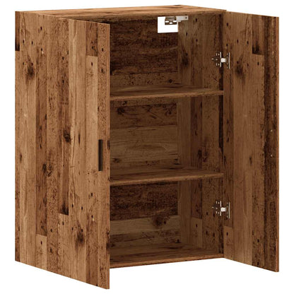 Armoire murale vieux bois 69,5x34x90 cm