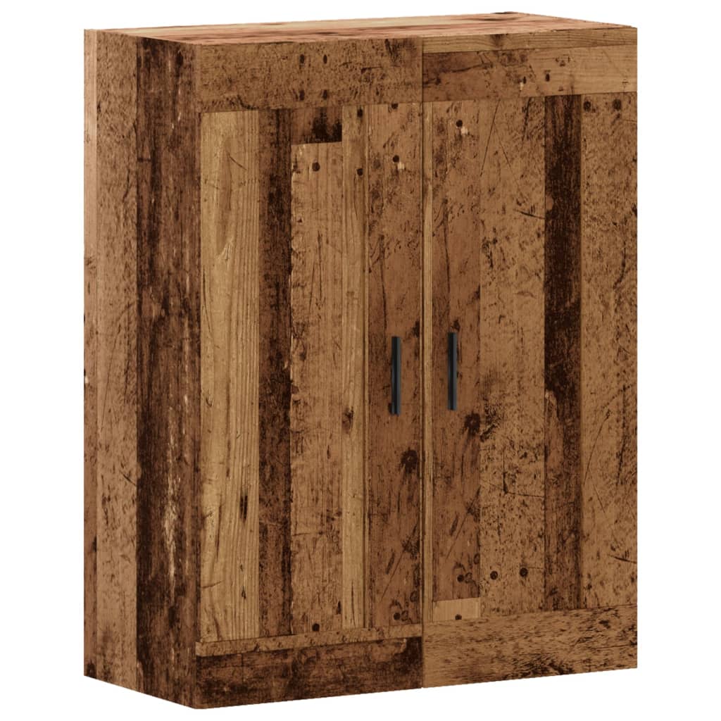 Armoire murale vieux bois 69,5x34x90 cm bois d'ingénierie