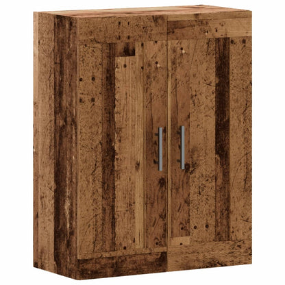 Armoire murale vieux bois 69,5x34x90 cm bois d'ingénierie