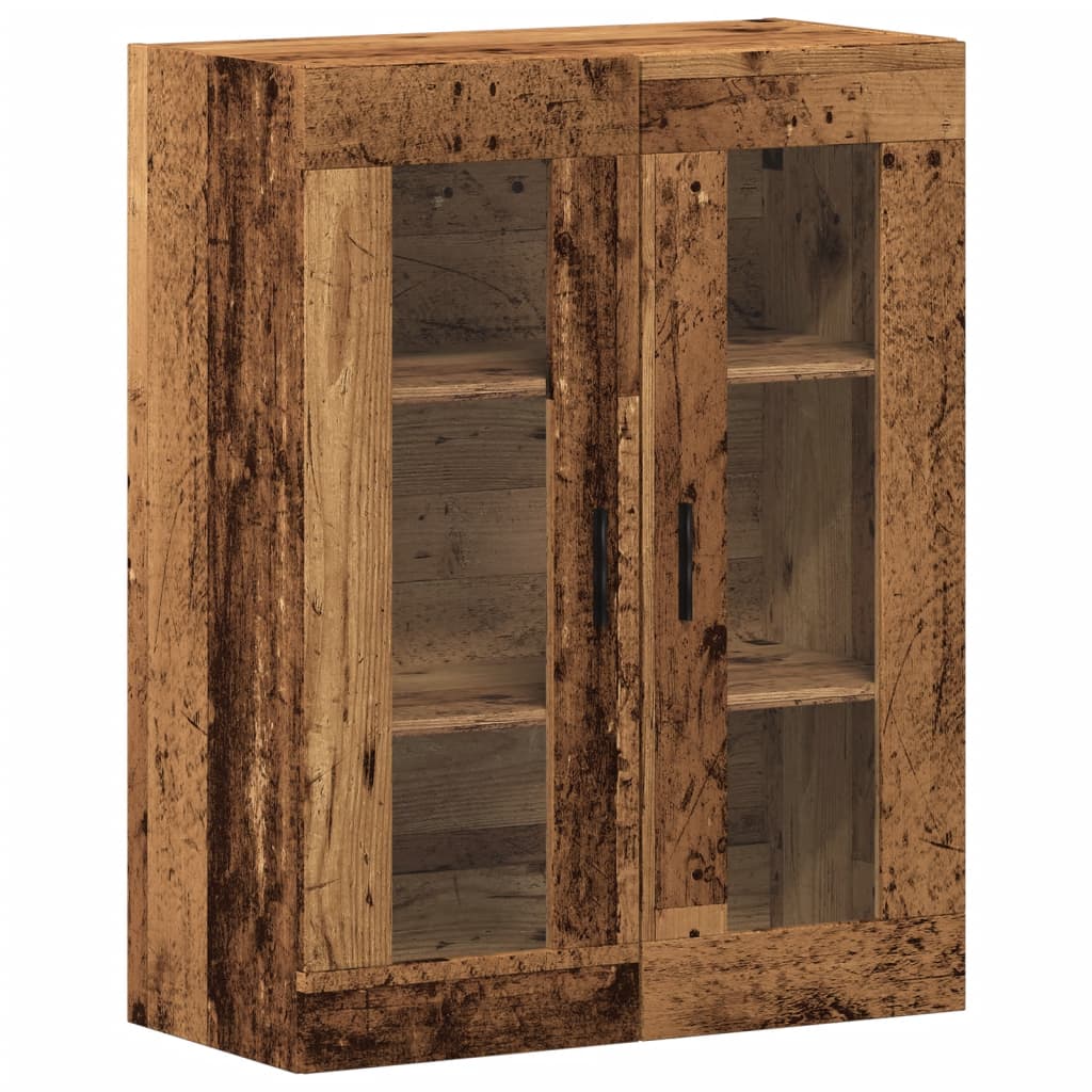 Armoire murale vieux bois 69,5x34x90 cm