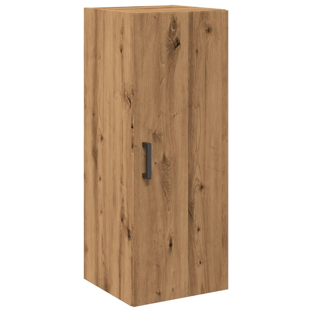 Armoire murale chêne artisanal 34,5x34x90 cm bois d'ingénierie