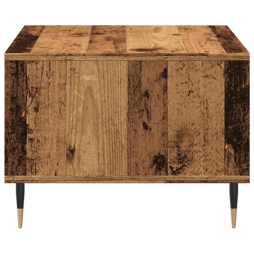 Table basse vieux bois 60x50x36,5 cm bois d'ingénierie