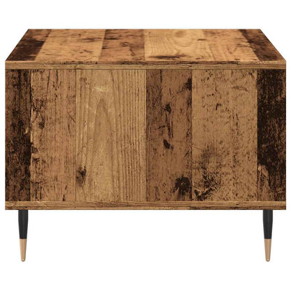 Table basse vieux bois 60x50x36,5 cm bois d'ingénierie