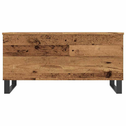 Table basse vieux bois 90x44,5x45 cm bois d'ingénierie