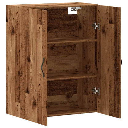 Armoire murale vieux bois 69,5x34x90 cm bois d'ingénierie