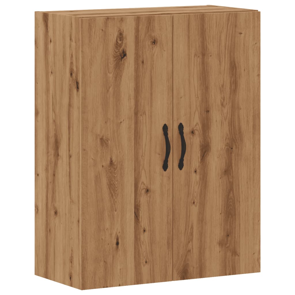 Armoire murale chêne artisanal 69,5x34x90 cm bois d'ingénierie