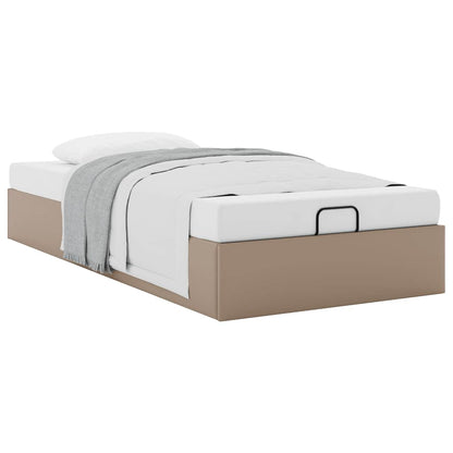 Cadre de lit ottoman sans matelas cappuccino 80x200 cm