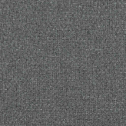 Cadre de lit ottoman sans matelas gris foncé 140x190 cm tissu