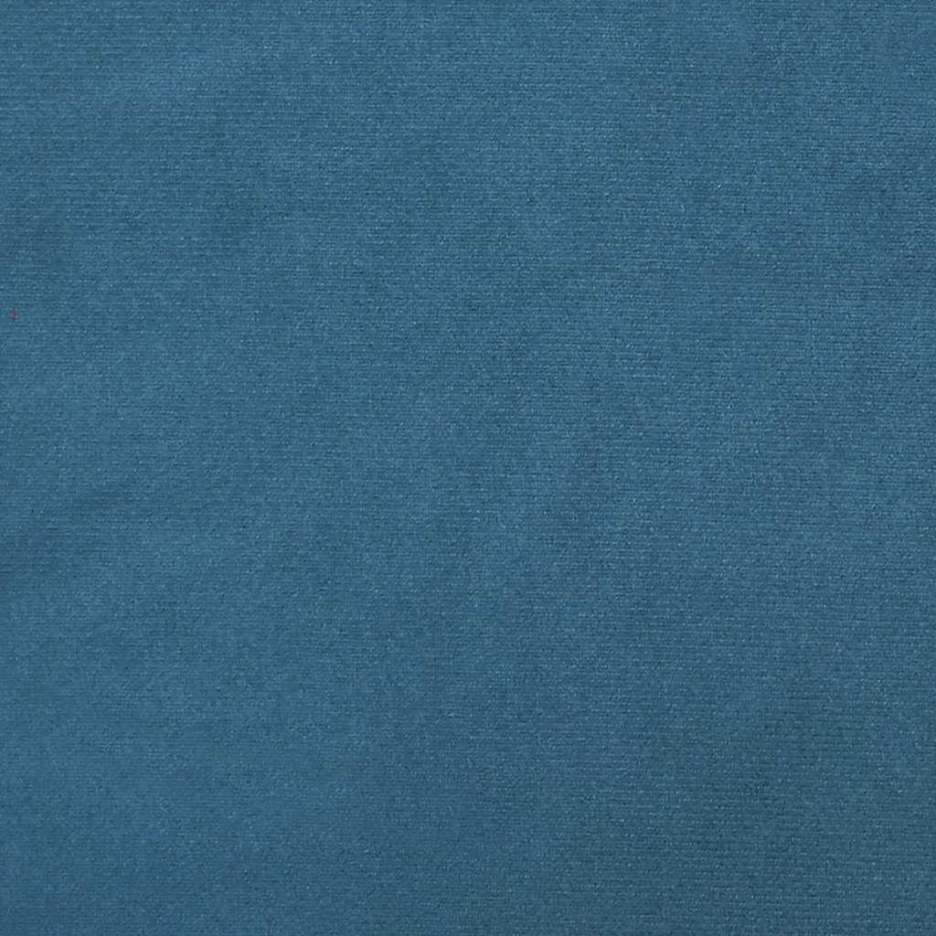 Cadre de lit ottoman sans matelas bleu foncé 200x200 cm velours