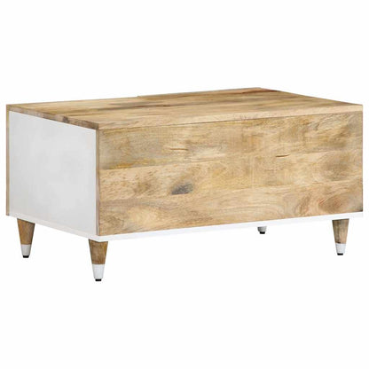 Table basse 80x50x40 cm bois de manguier massif