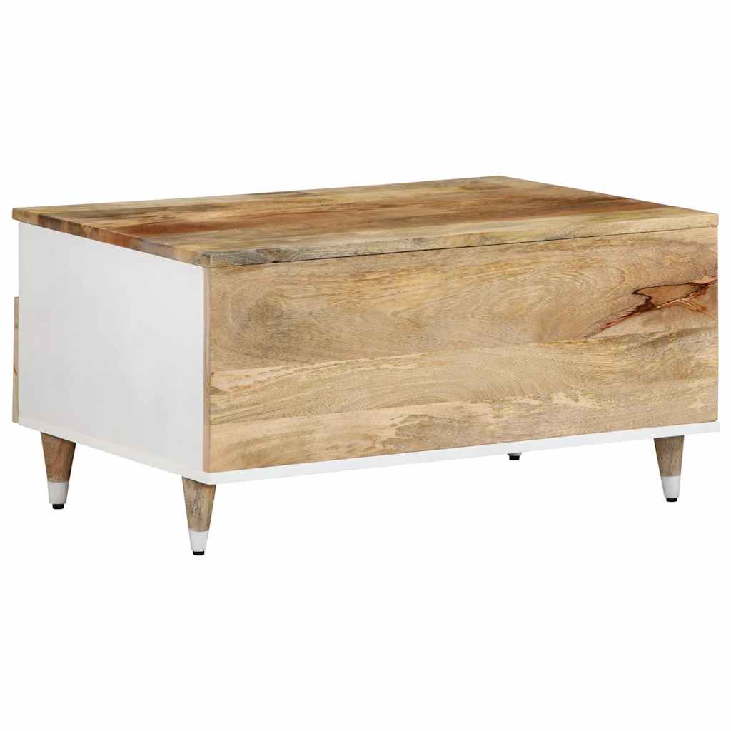 Table basse 80x54x40 cm bois de manguier massif