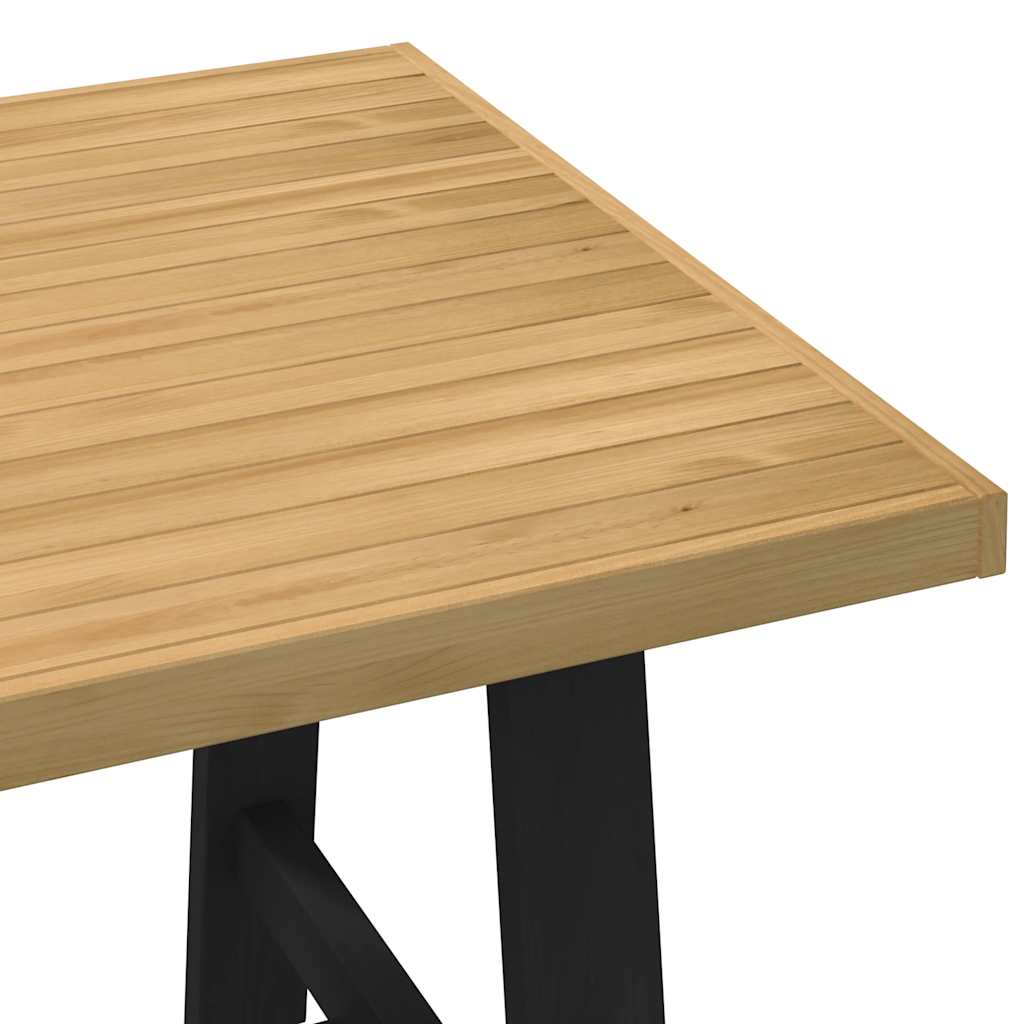 Table à manger NOAIN pieds en forme de A 160x90x75cm massif pin