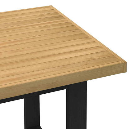 Table à manger NOAIN pieds en forme de U 160x90x75cm massif pin