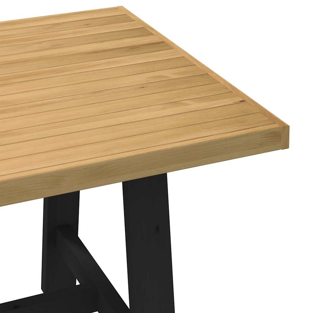 Table à manger NOAIN pieds en forme de A 180x90x75cm massif pin