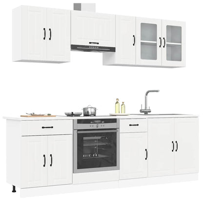 Ensemble D'armoires De Cuisine 8 Pcs Kalmar Bois D'ingénierie