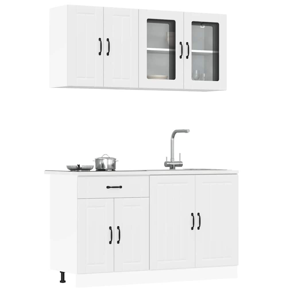 Ensemble D'armoires De Cuisine 4 Pcs Kalmar Bois D'ingénierie