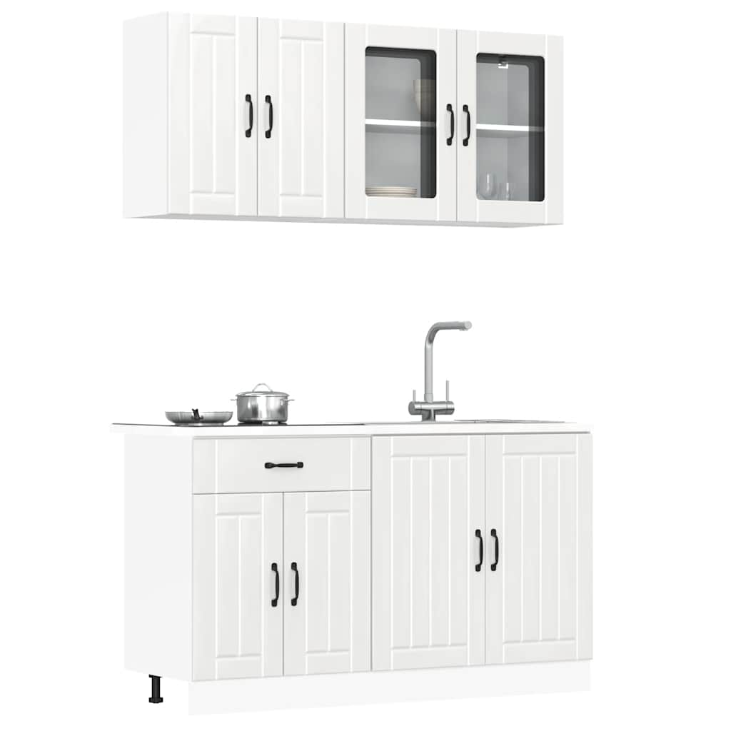 Ensemble D'armoires De Cuisine 4 Pcs Kalmar Bois D'ingénierie