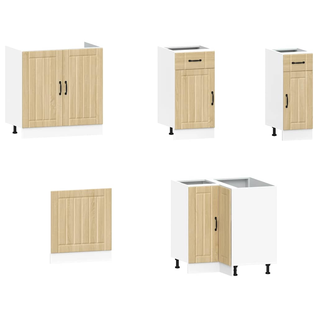 Ensemble D'armoires De Cuisine 11 Pcs Bois D'ingénierie Chêne Sonoma