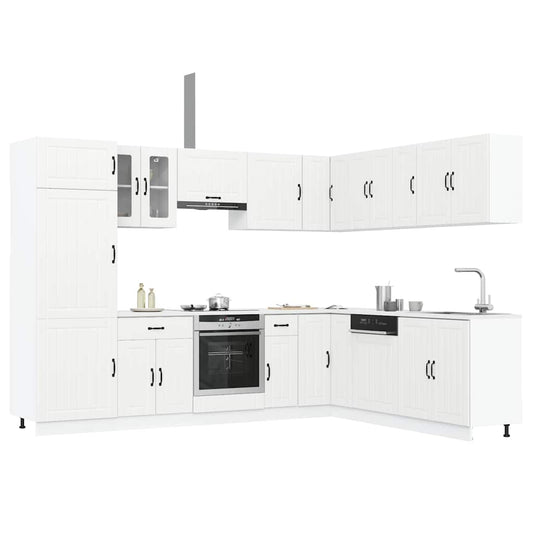 Ensemble D'armoires De Cuisine 14 Pcs Lucca Bois D'ingénierie