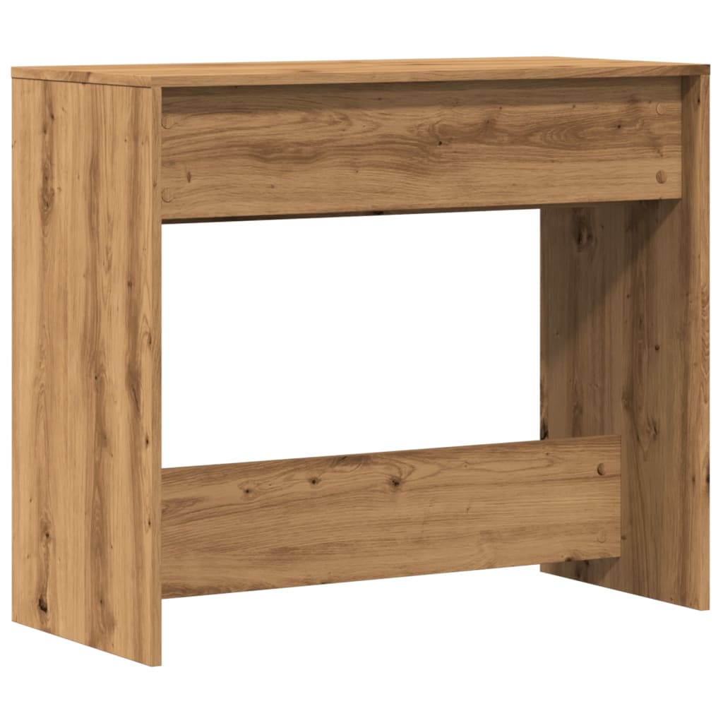 Table console chêne artisanal 89x41x76,5 cm bois d'ingénierie