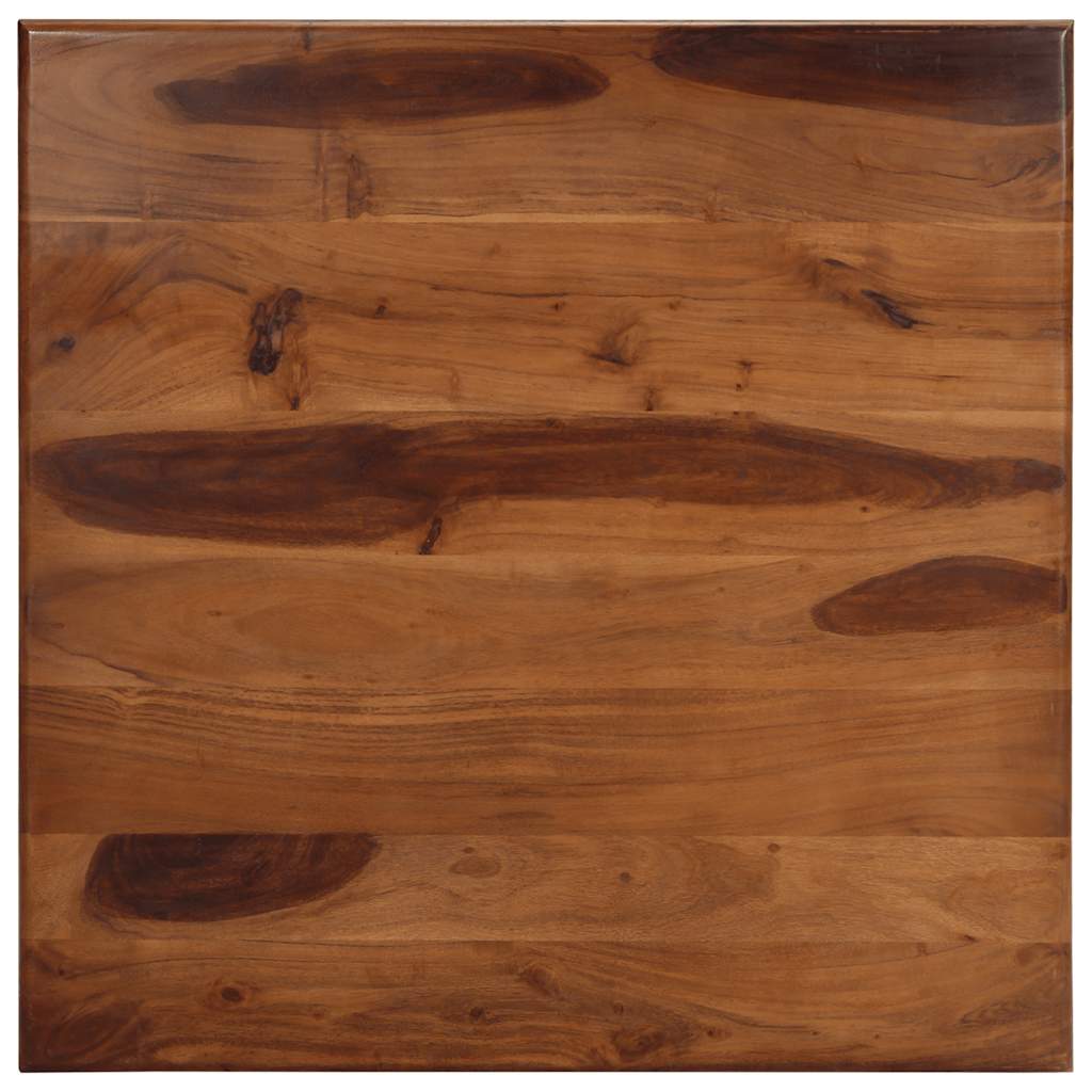 Table à manger 80x80x77 cm bois d'acacia solide