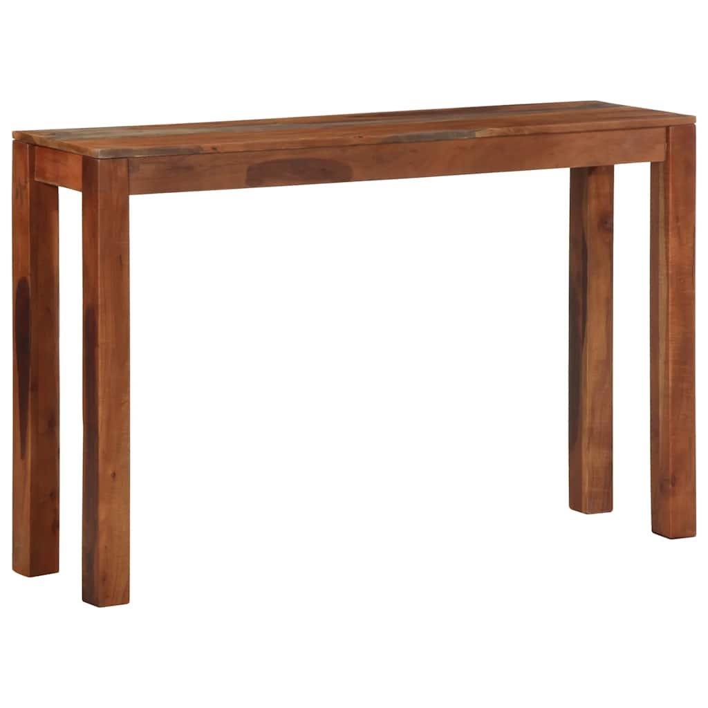 Table console 120x30x76 cm bois massif d'acacia