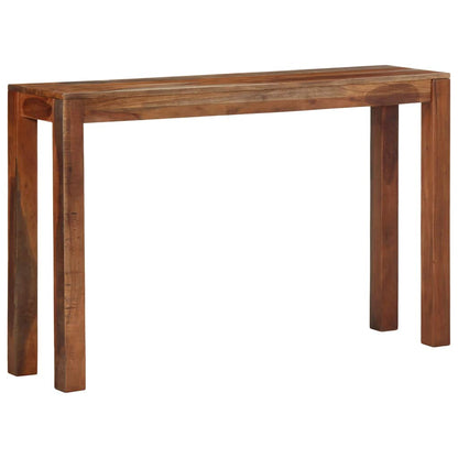 Table console 120x30x76 cm bois massif d'acacia