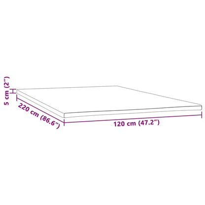 Sur-matelas 120x220x5 cm