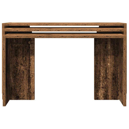 Tables gigognes 3 pcs vieux bois bois d'ingénierie