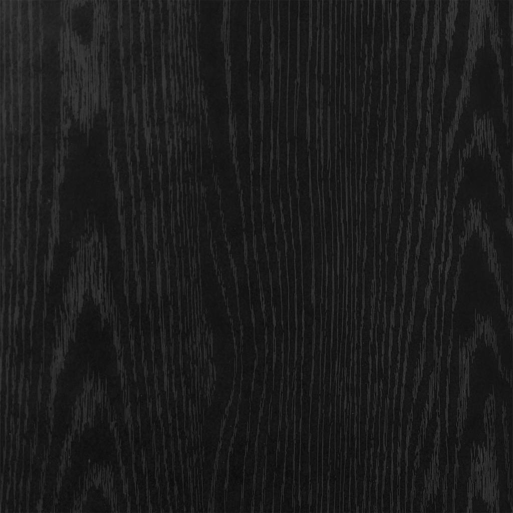 Table de chevet chêne noir 46,5x29x61 cm bois d’ingénierie