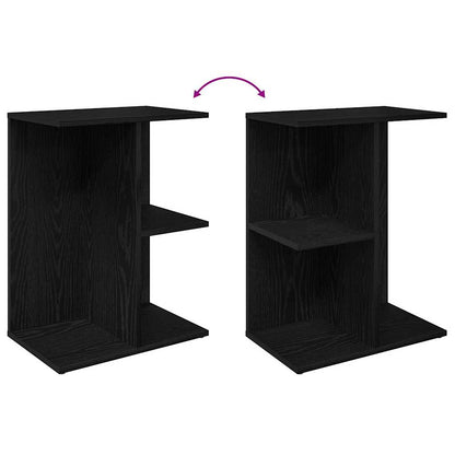 Tables de chevet 2 pcs chêne noir 46,5x29x61 cm bois ingénierie